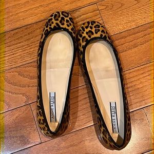 Anne Klein Leopard Print Ballet Flats